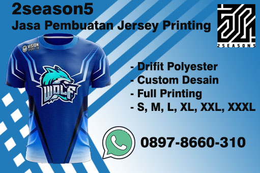 WA 0897-8660-310 | Jasa Pembuatan Jersey Printing