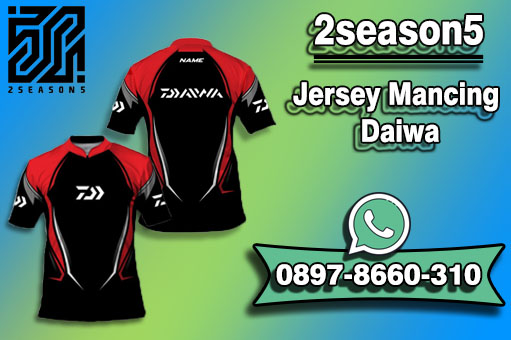 WA 0897-8660-310 Jersey Mancing Daiwa